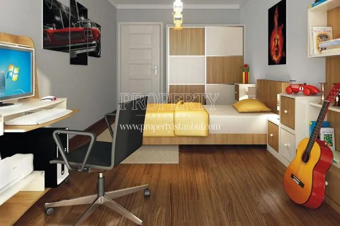 A bedroom in Tuzla Modern Park