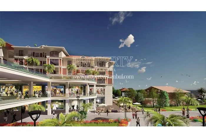 The shopping center in Tuzla Port