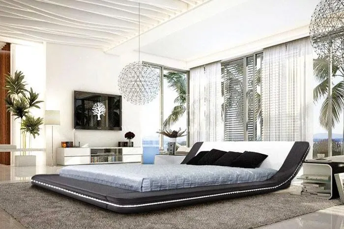 The luxuriously furnished bedroom in Tuzla Serender Evleri
