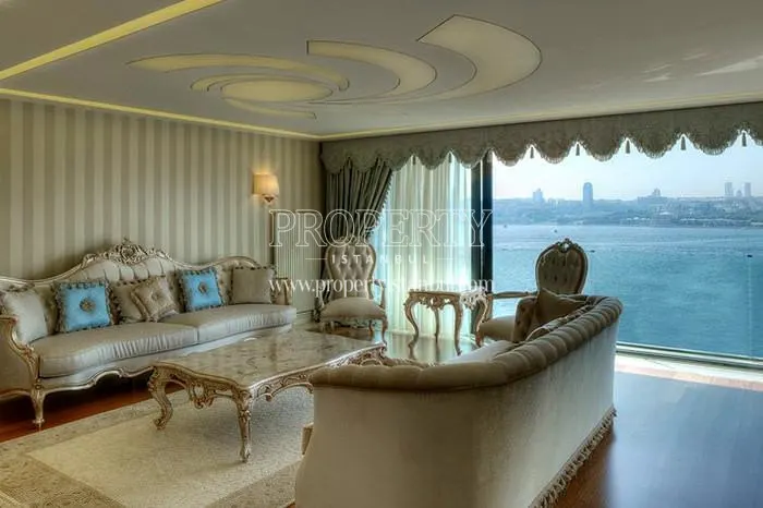 A luxury living room in Uskudar Prestij Konaklari