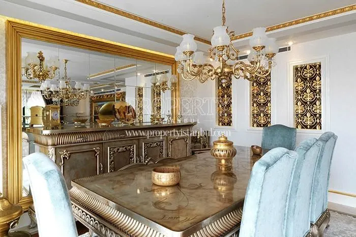 A living room in Uskudar Prestij Konaklari
