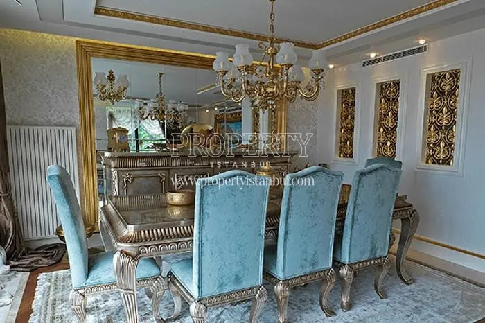 A living room in Uskudar Prestij Konaklari