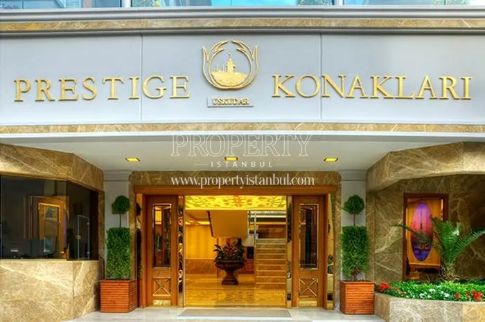 The entrance of the Uskudar Prestij Konaklari compound