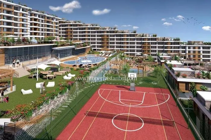 Basketball court in VIP Kurtkoy