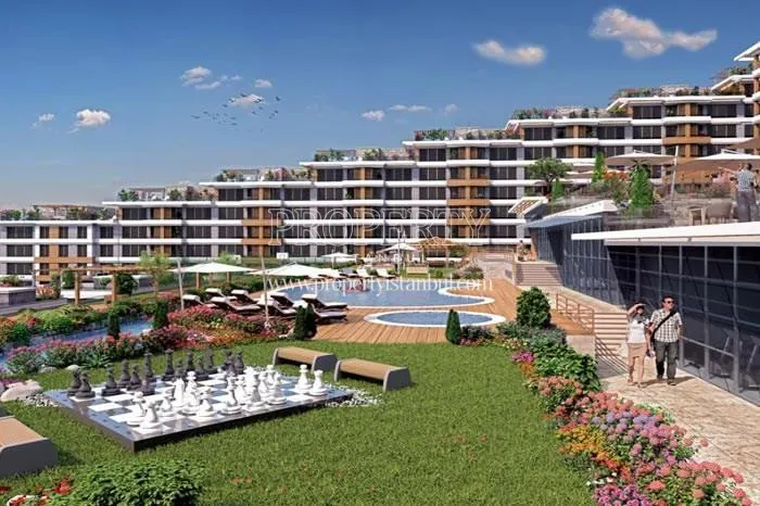 Outdoor swimming pools in VIP Kurtkoy