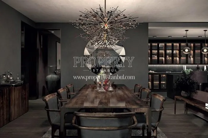 Luxuriously designed living room in VK 108 Nisantasi