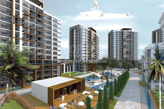 The inside of Vadisehir compound