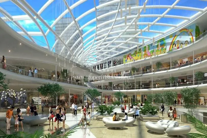 The shopping center in Vadistanbul Bulvar