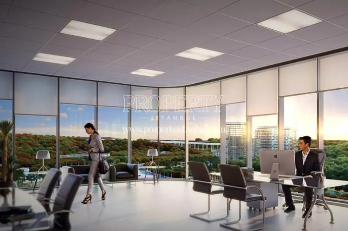 An office in Vadistanbul Bulvar