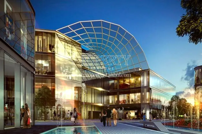 The shopping center in Vadistanbul Bulvar