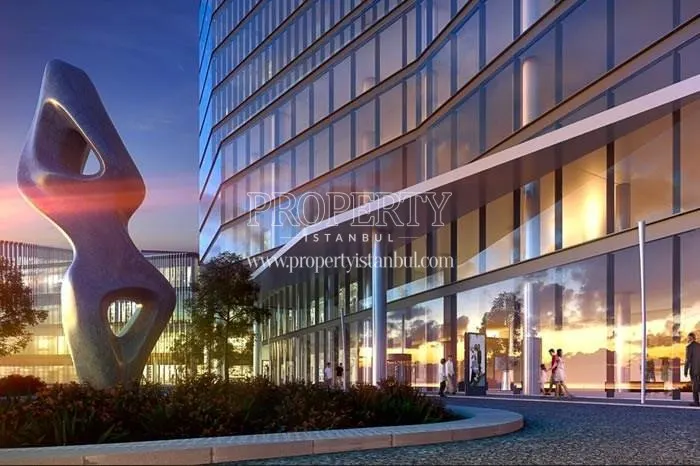 The office building in Vadistanbul Teras compound