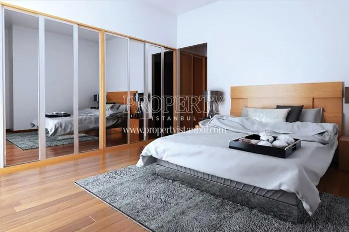 One of the master bedrooms in Vaditepe Bahcesehir