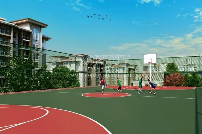 Basketball court in Vaditepe Bahcesehir compound