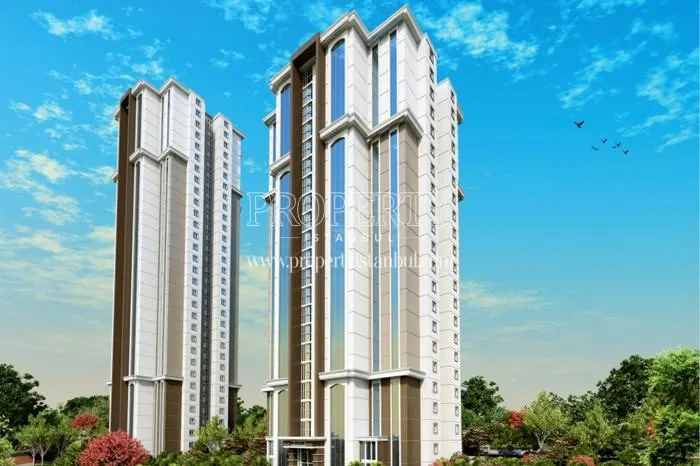 Two towers in Vaditepe Bahcesehir