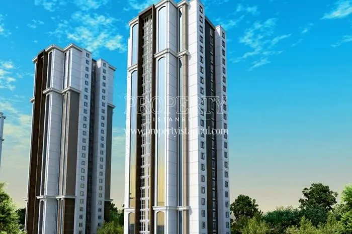 Two towers in Vaditepe Bahcesehir
