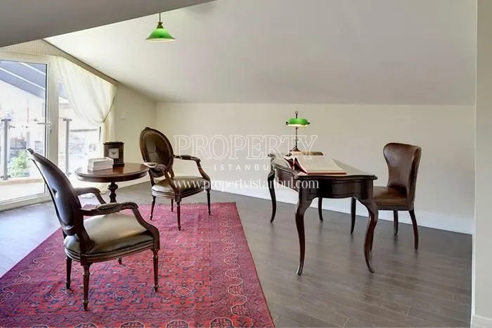 Study room in one of the villas in Valle Lacus