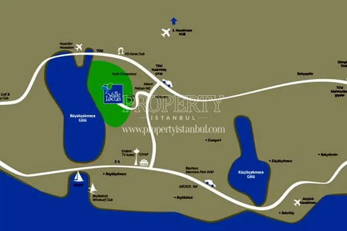 The location of Valle Lacus