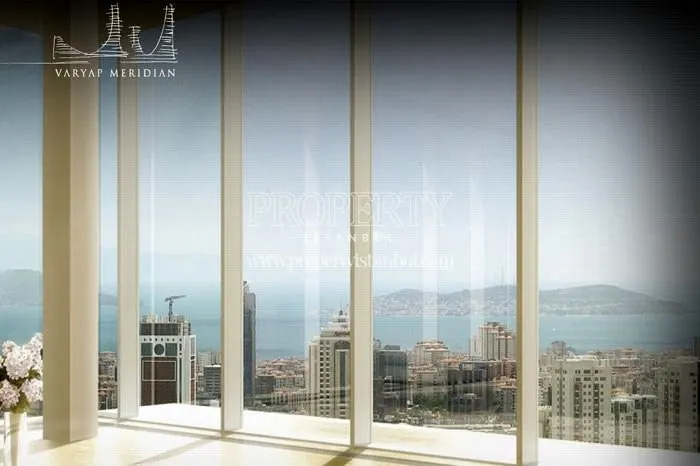 The sea view in Varyap Meridian