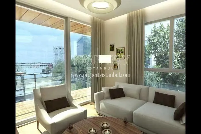 One of the living rooms in Ve Gunesli