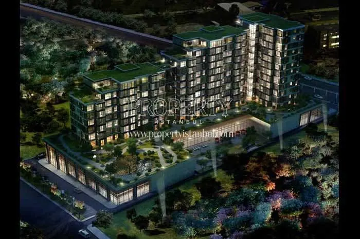 Ve Gunesli project view at night