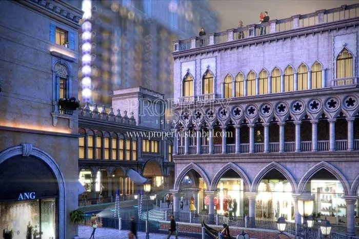 The shopping center in Venedik Saraylari project