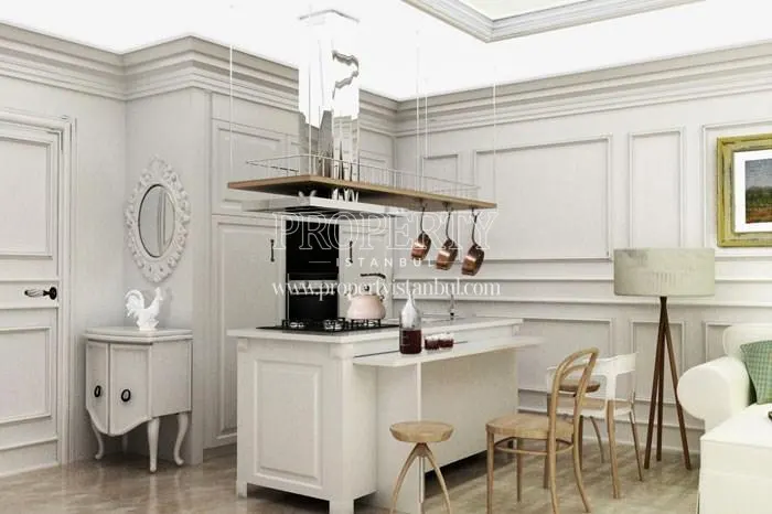 White kitchen in Vera Residence