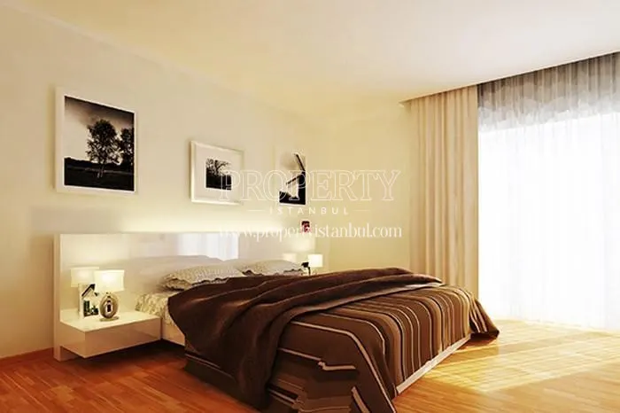One of the master bedrooms in Vezuv Konaklari