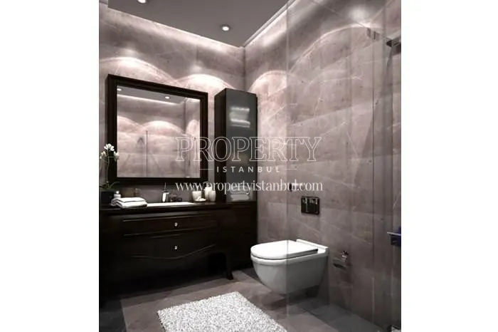 One of the bathrooms in ViaPort Venezia