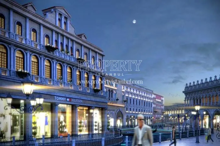 The shopping center in ViaPort Venezia project