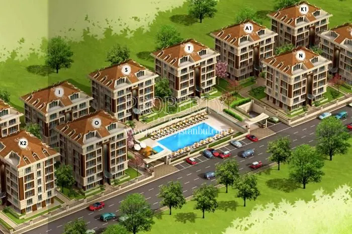 Vista Konaklari compound from above