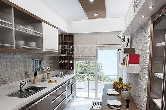 One of the kitchens in Vita Park Evleri