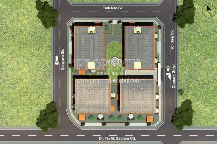 The layout plan of Vita Park Evleri