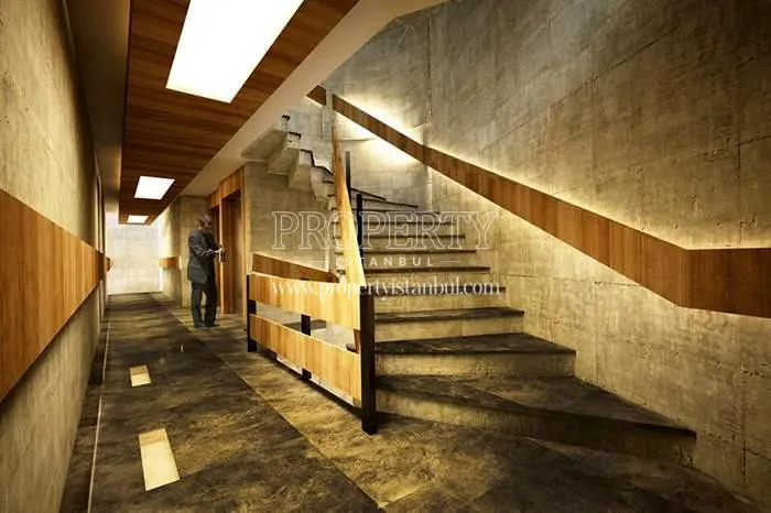 The corridors of Viva Rezidans