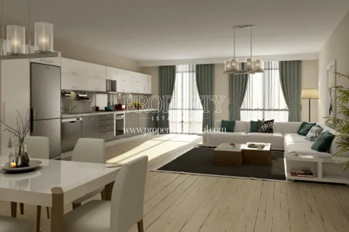 One of the living rooms in Vogue Bomonti