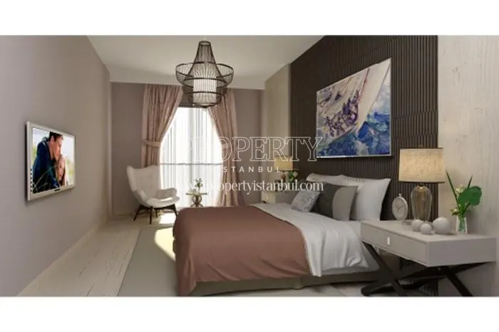 One of the bedrooms in Vogue Bomonti