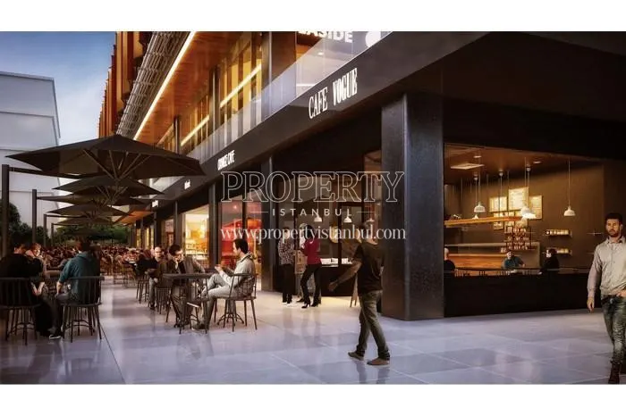 The cafe in the shopping center in Volume Kurtkoy Ofis