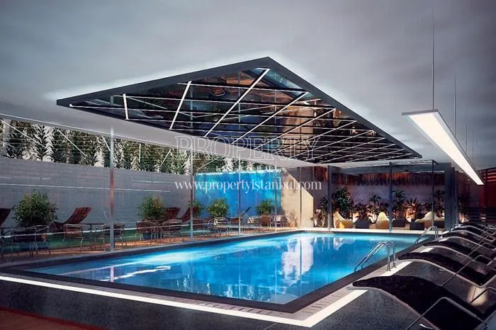 Indoor swimming pool in WLoft Dragos