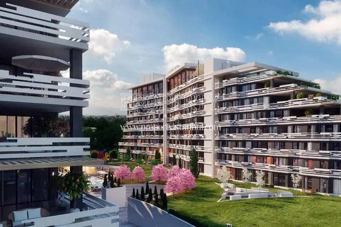 The landscaped areas of WRoof Kurtkoy