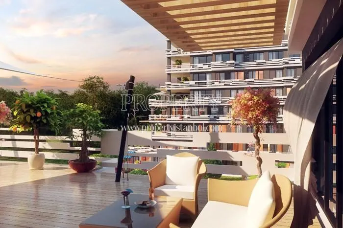 One of the balconies in WRoof Kurtkoy
