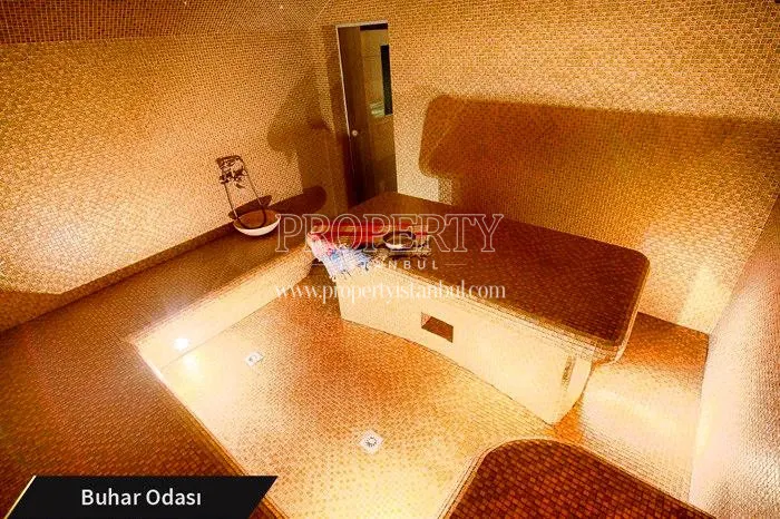 Steam room in Wen Levent Residence