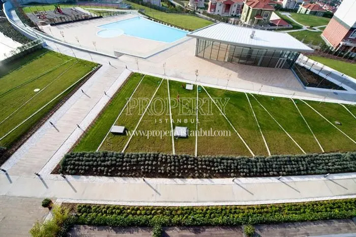 The inside of the West Blocks compound