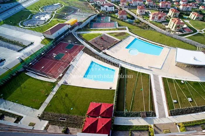 The panoramic view of the West Blocks compound