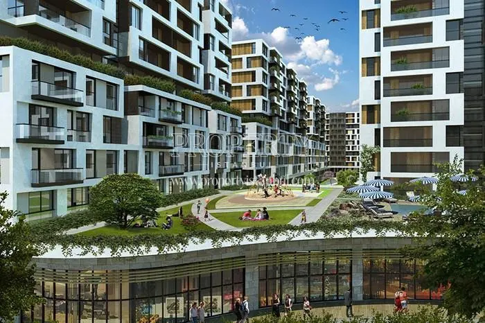 The inside of the West Side Istanbul compound
