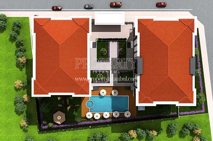 The panoramic view of White Home Beylikduzu