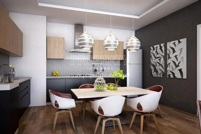 One of the kitchens in Istanbul Residence