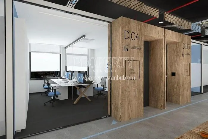 One of the offices in WorkLand Maslak