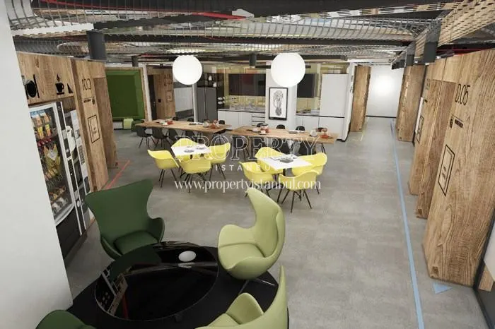 The cafe in WorkLand Maslak