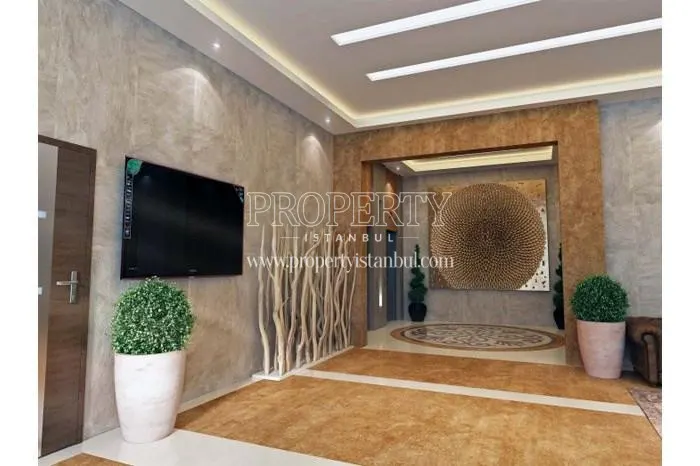 The corridor of the YS Yasar Suites building