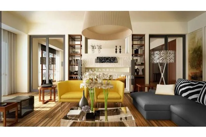One of the living rooms in YS Yasar Suites
