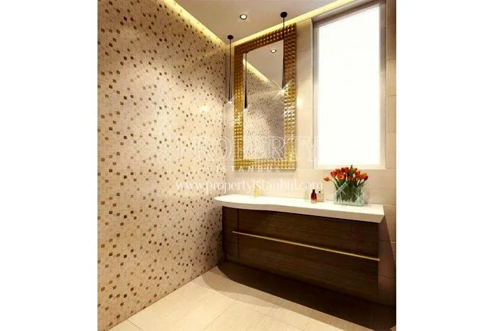 One of the bathrooms in YS Yasar Suites